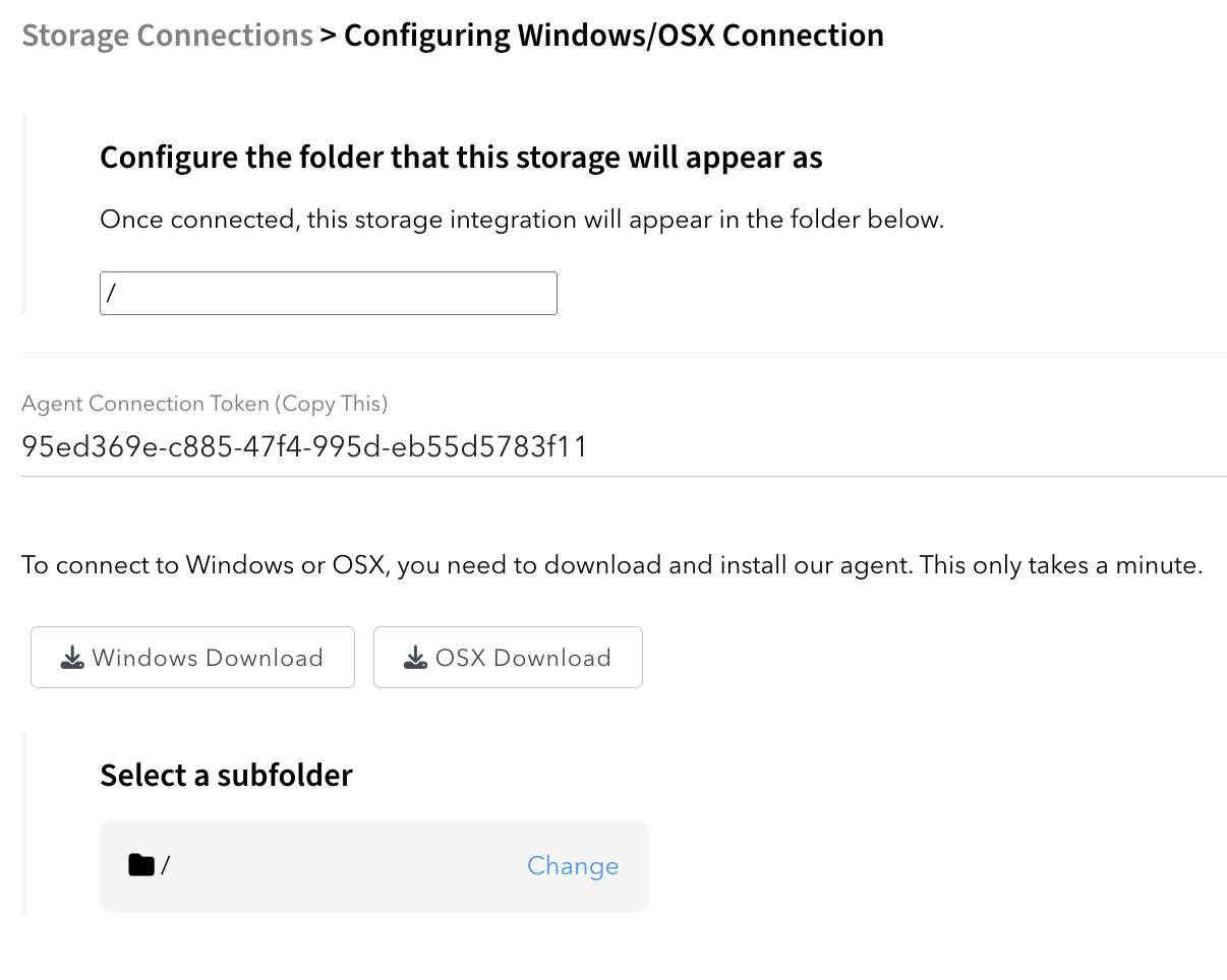 Setting up the Windows/OSX Agent in Couchdrop
