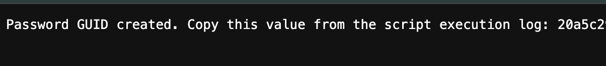 NetSuite Password GUID