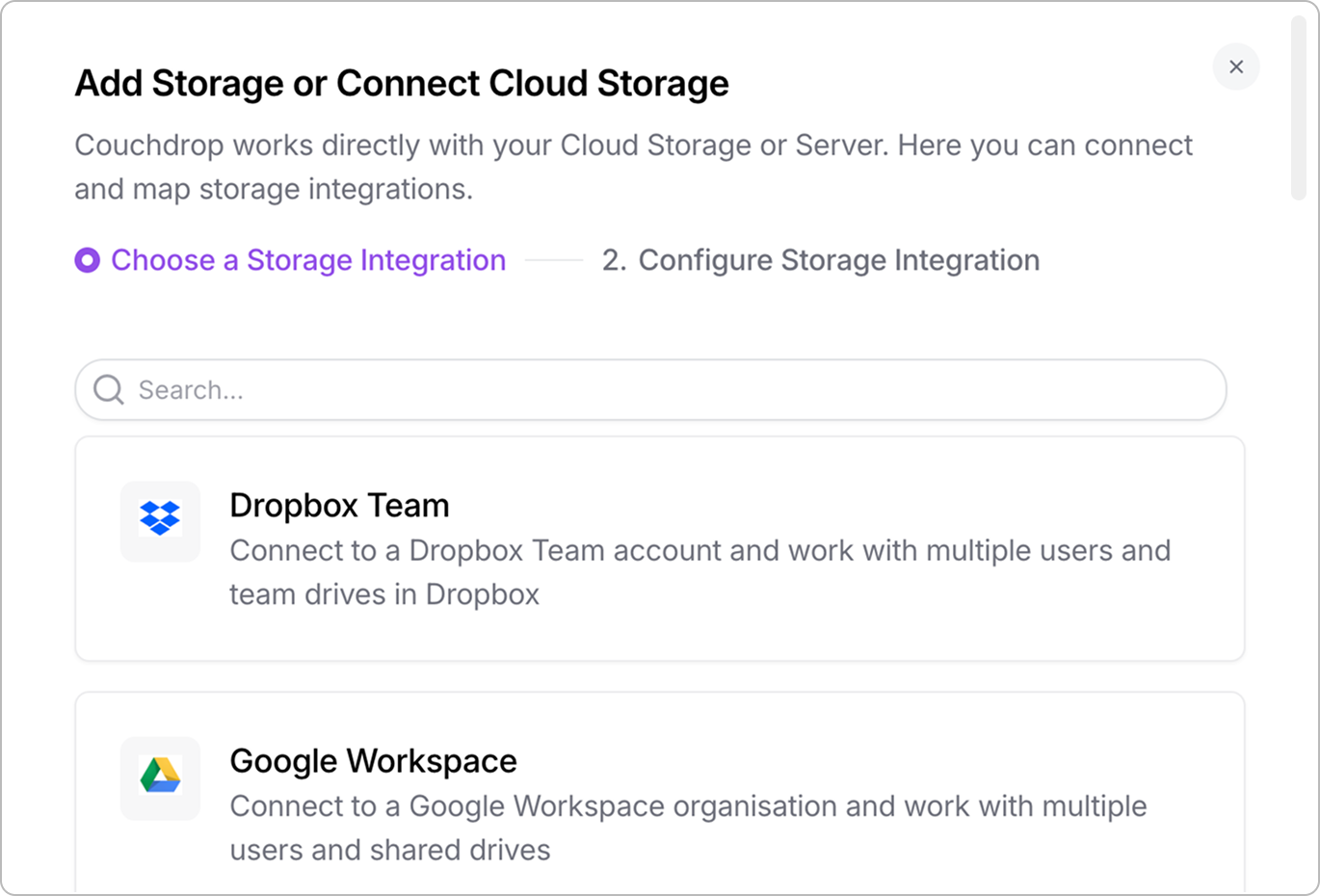 couchdrop-storage-connectors