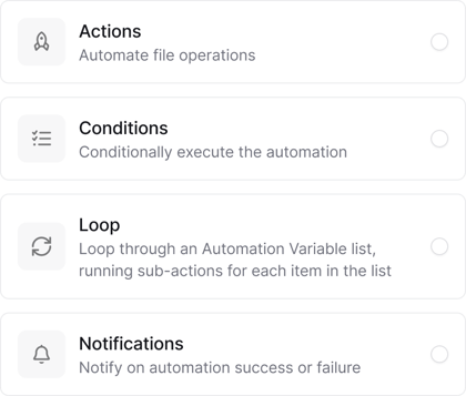 select-automation-type