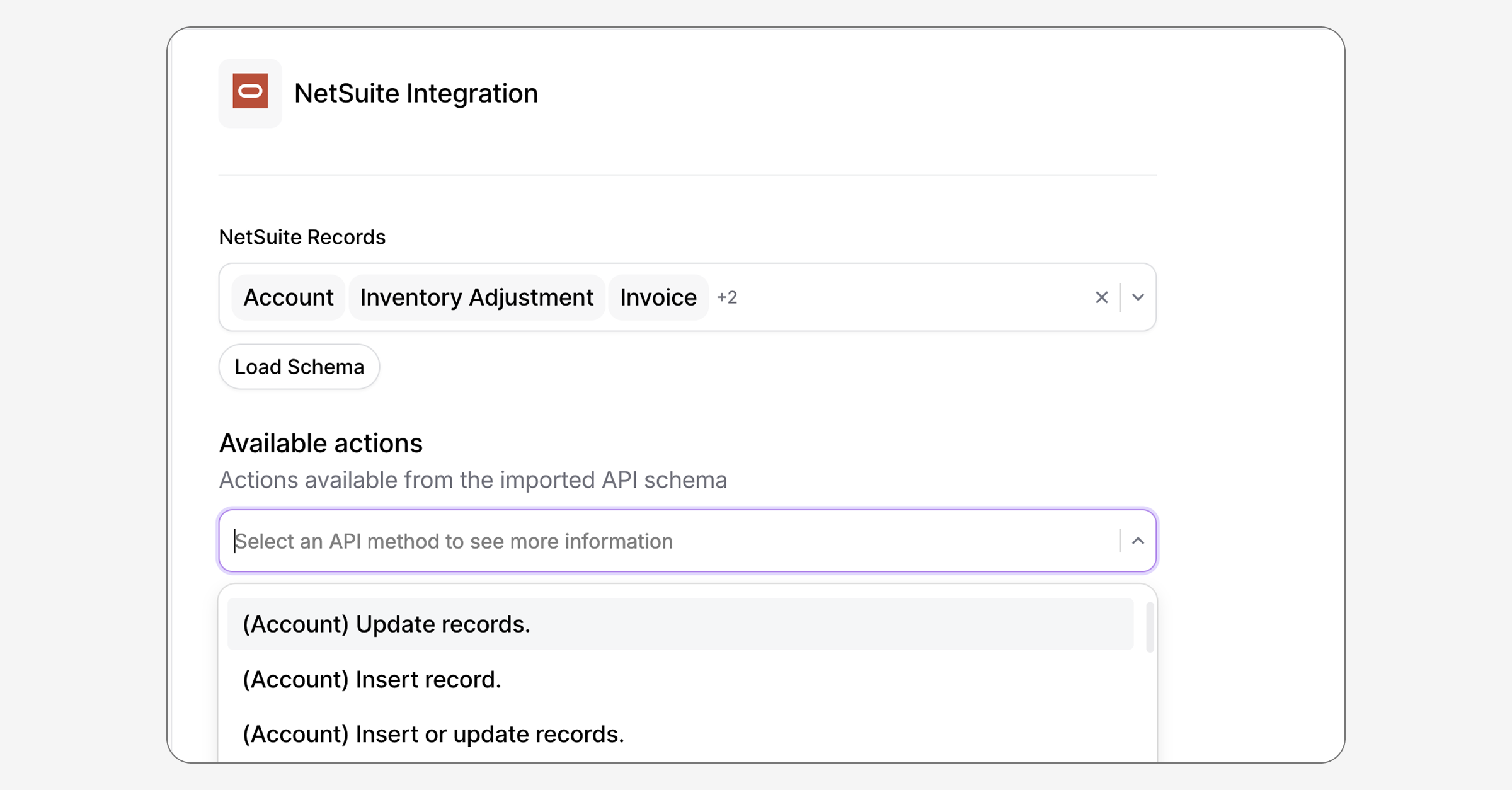 Native Salesforce and NetSuite API Connectors
